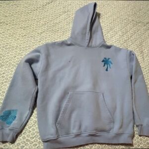 Pink Palm Puff Hoodie